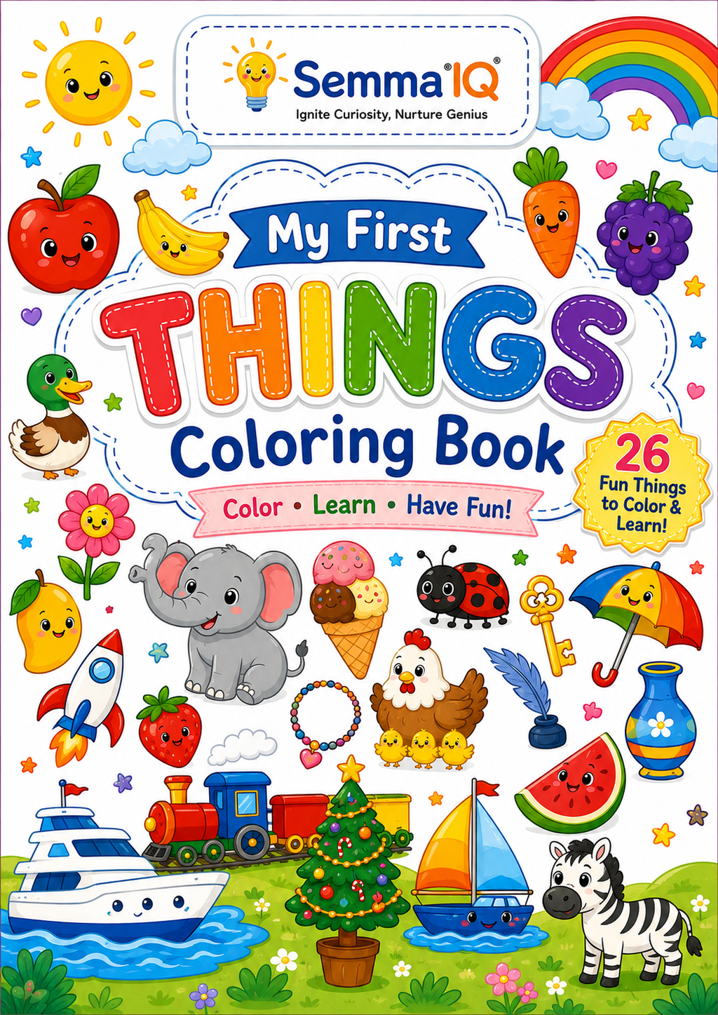 My First Things Coloring Book
