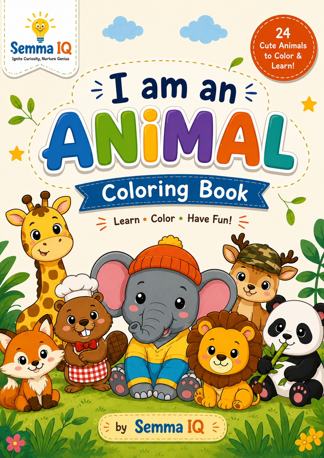 I am an Animal Coloring Book