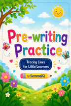 Pre-writing Practice – Tracing Lines for Little Learners