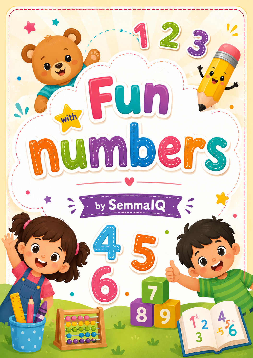 Fun with Numbers – Number Tracing & Counting Activity Book