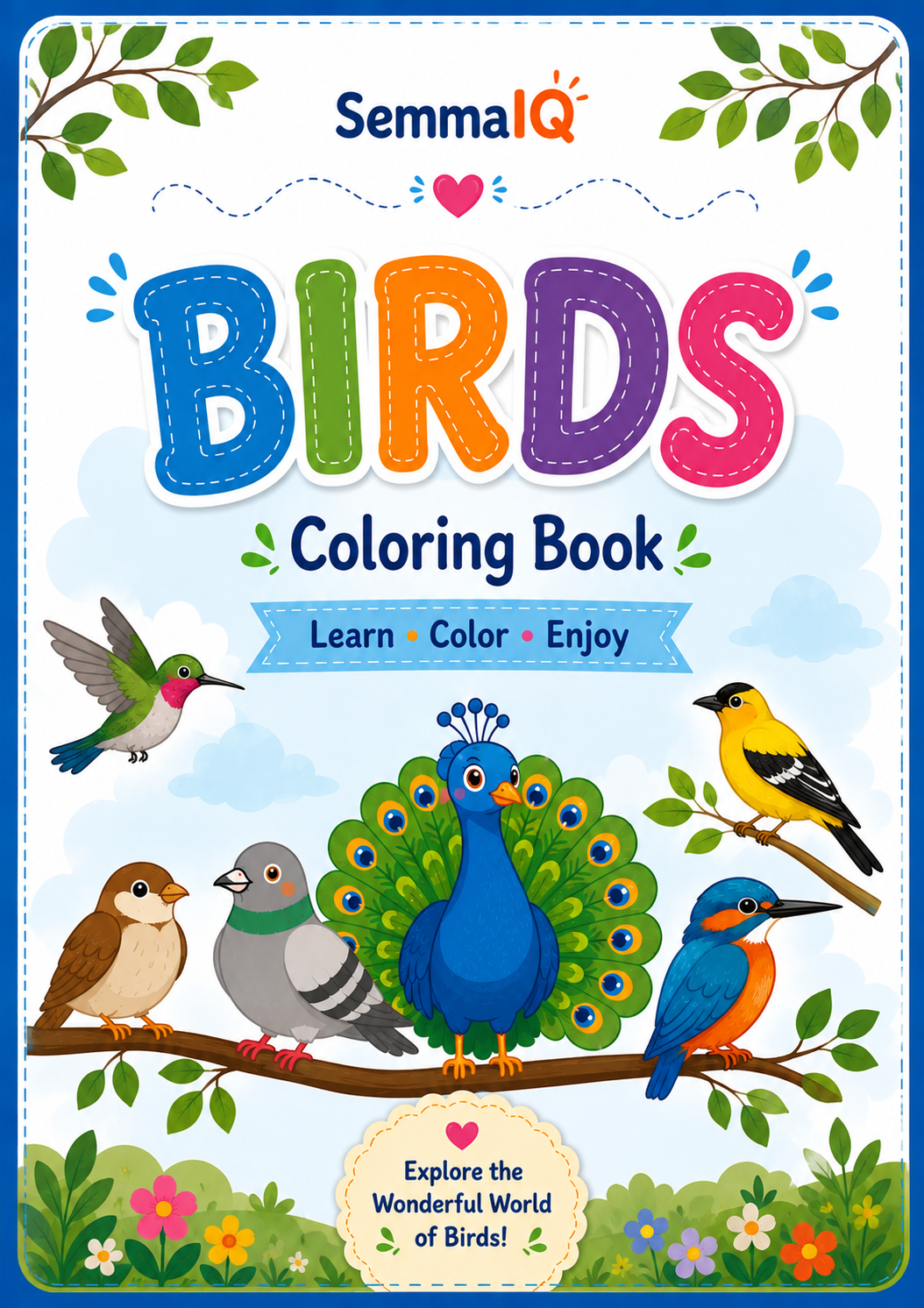 Birds Coloring Book