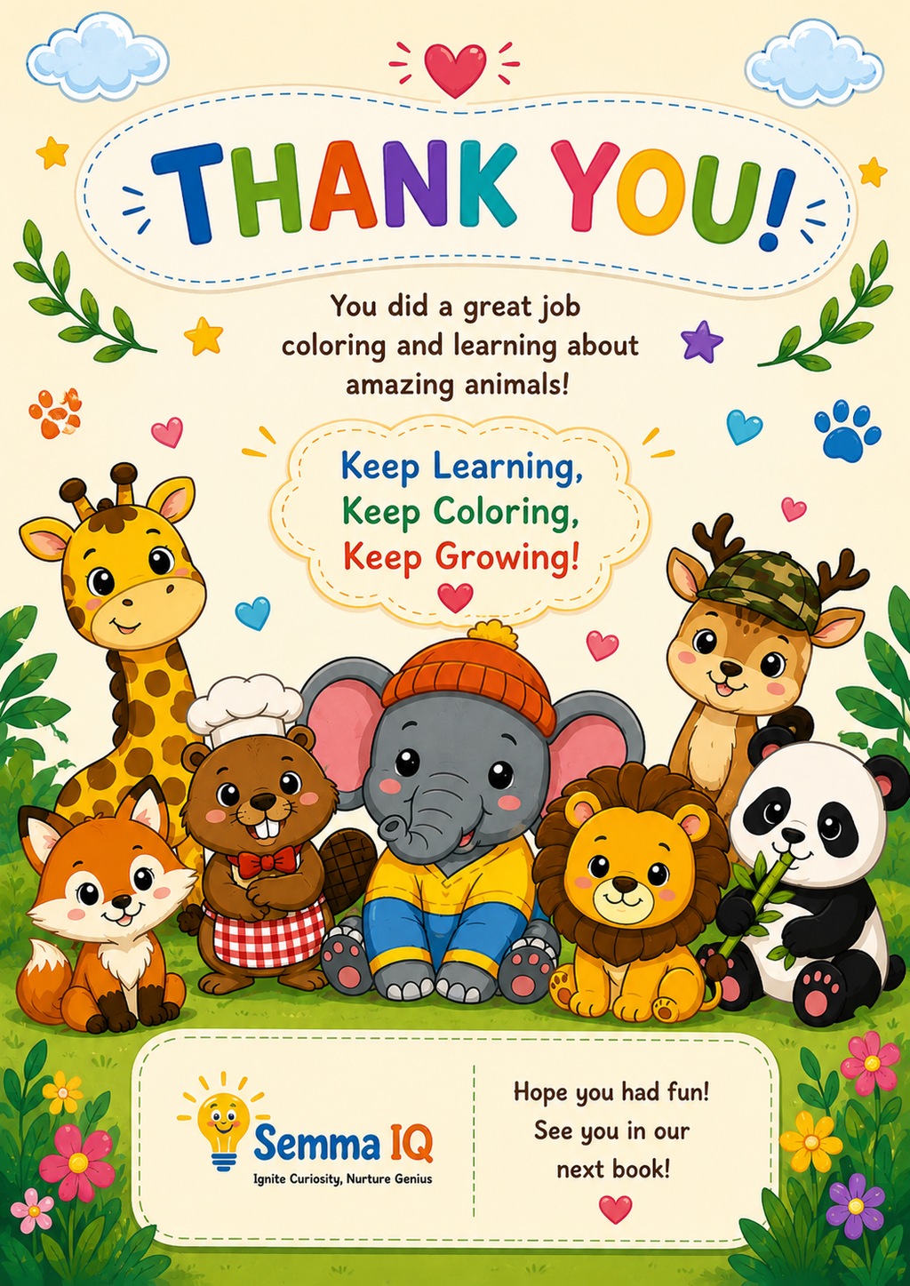 I am an Animal Coloring Book