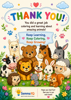 My First Animals Coloring Book