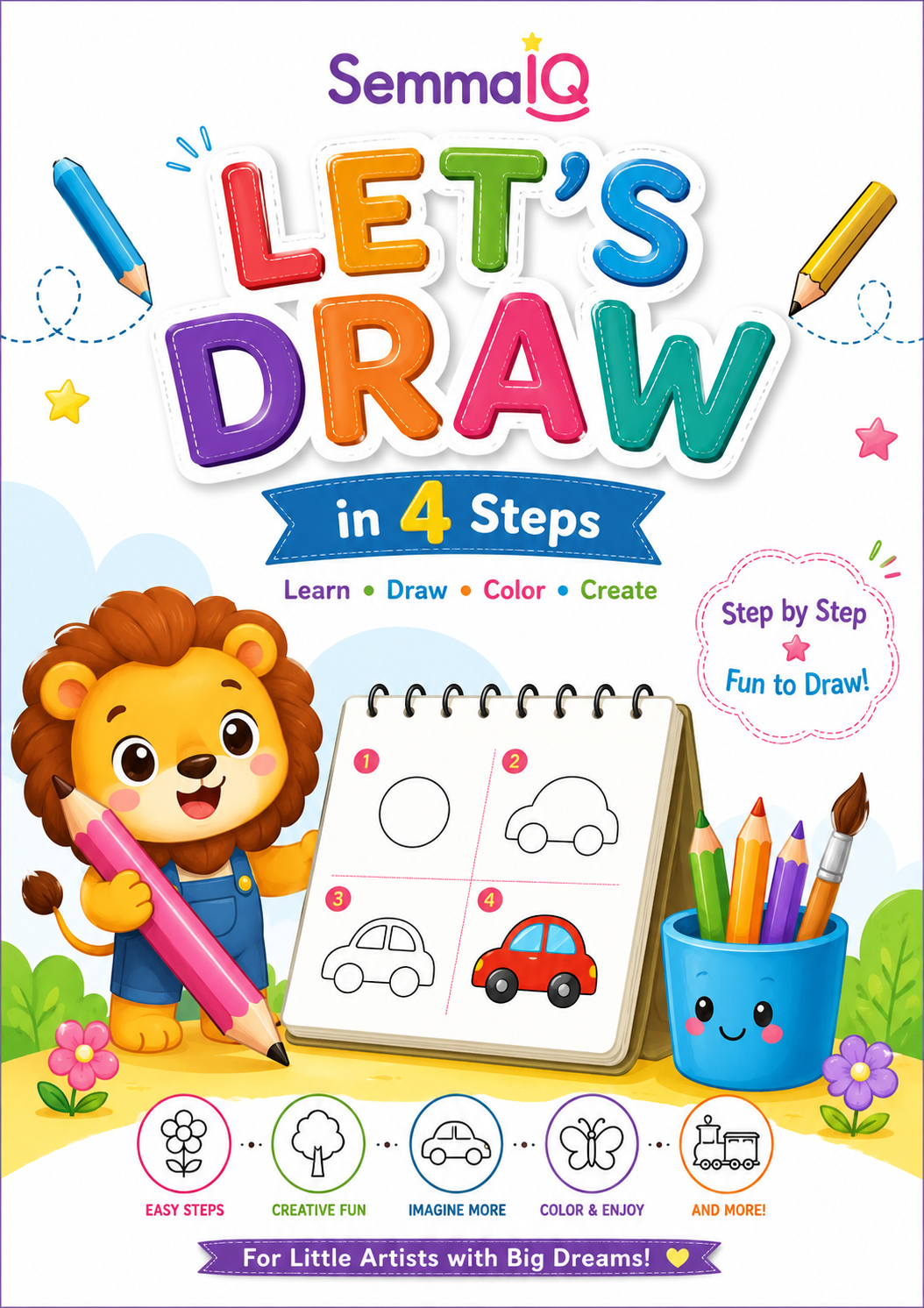 Let's Draw in 4 Steps