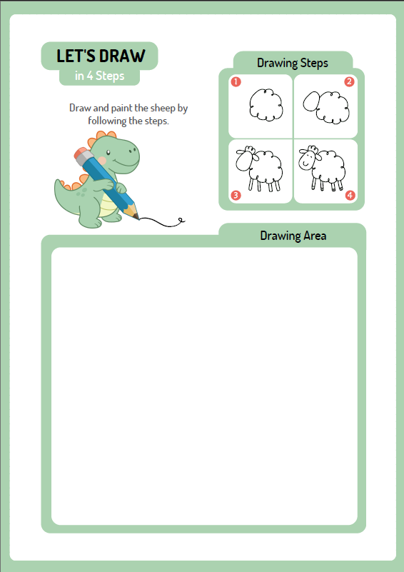 Let's Draw in 4 Steps