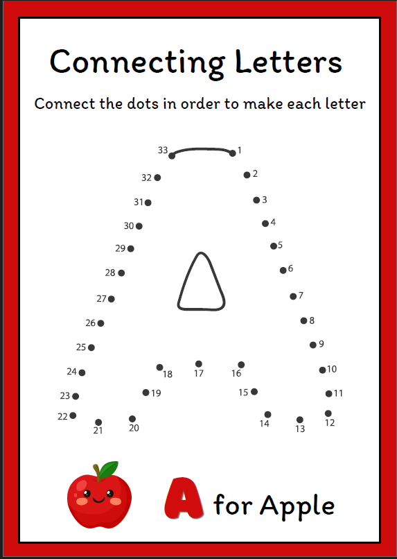 My First Alphabet Dot to Dot