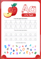 Alphabet Tracing - Fruits & Vegetables