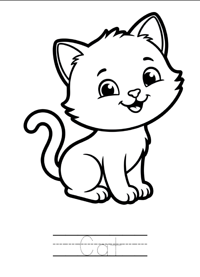 My First Animals Coloring Book