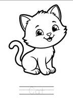 My First Animals Coloring Book