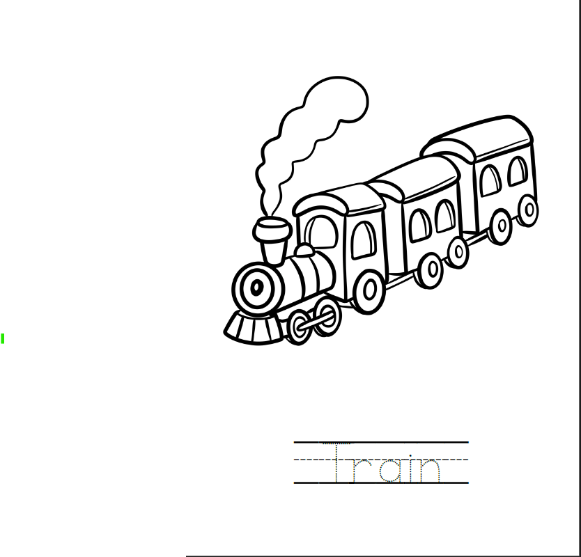 My First Things Coloring Book