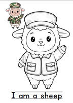 I am an Animal Coloring Book